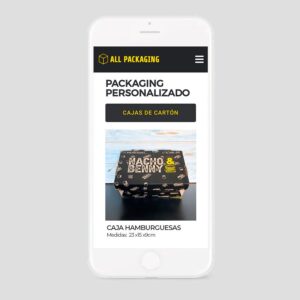 Desarrollo Tienda Online - All Packaging